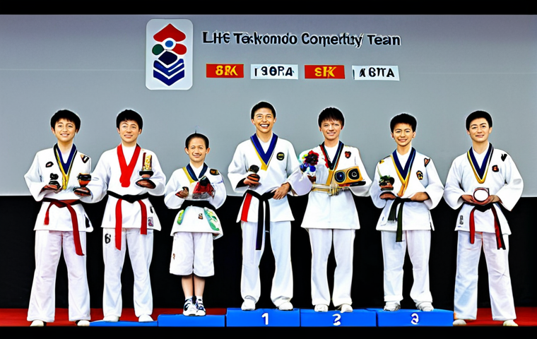 태권도 커뮤니티 가입 이점 - Sparring Practice**

"Two Taekwondo athletes sparring in a well-lit training hall. They are wearing ...