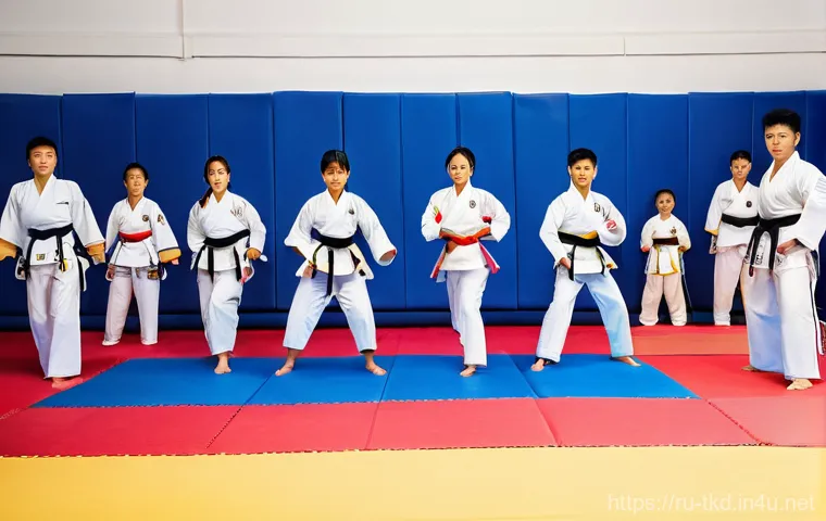 태권도 수련의 장점과 효과 - Inner Harmony Amidst the Cityscape**
**Prompt:** A serene, mid-shot portrait of a Taekwondo practiti...